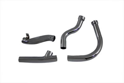 V-Twin 2 into 1 Exhaust Pipe Chrome Header Set - 29-0173