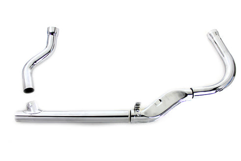 V-Twin Duo Glide Exhaust Header Set Chrome - 29-0174
