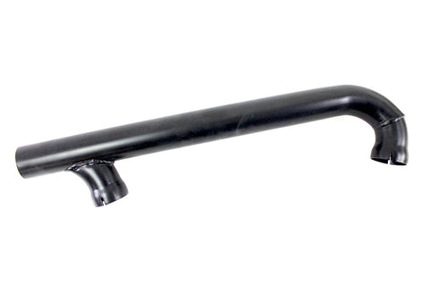 V-Twin 2:1 Siamese Hi-Exhaust Header Black - 29-0204