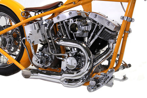 V-Twin Chrome 2 into 1 Exhaust Header Set - 29-0822