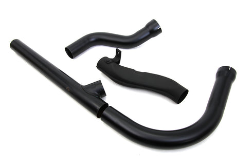 V-Twin Panhead Exhaust Header Set Black - 29-0823
