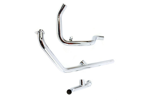 V-Twin Dual Crossover Chrome Exhaust System - 29-1101