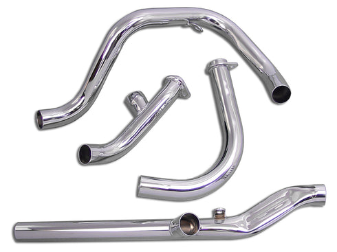 Paughco Dual Crossover Chrome Exhaust System - 29-1102