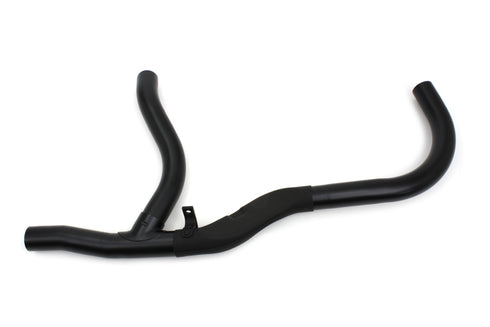V-Twin Replica 2 into 1 Exhaust Pipe Header Set Black - 29-1115