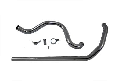 Paughco True Dual Exhaust Pipe System Chrome - 29-1167