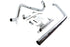 Wyatt Gatling True Dual Exhaust Pipe System Chrome - 29-1190