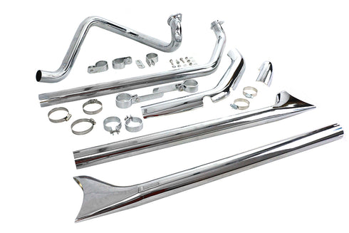 V-Twin True Dual Chrome Exhaust System - 29-1192