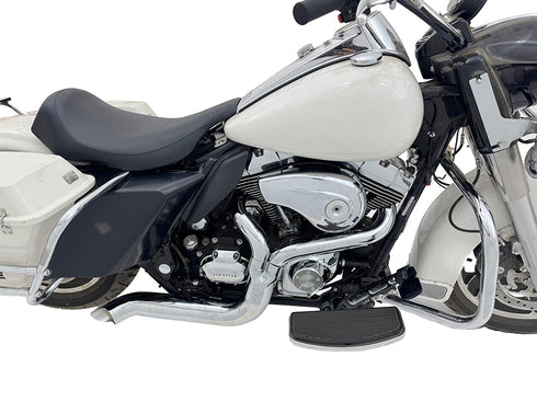 V-Twin Speedster 1-3/4 inch 2 into 1 Exhaust Header Set Chrome - 29-2023