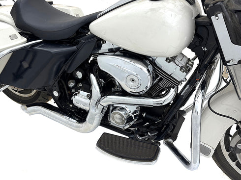 V-Twin Speedster 1-3/4 inch 2 into 1 Exhaust Header Set Chrome - 29-2023