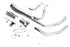 V-Twin Cyclone 1-3/4 inch 2 into 1 Exhaust Header Set Chrome - 29-2107
