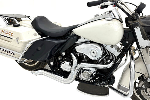 V-Twin Speedster 1-3/4 inch 2 into 1 Exhaust Header Set Chrome - 29-8156