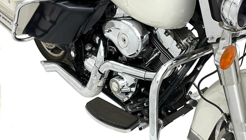 V-Twin Speedster 1-3/4 inch 2 into 1 Exhaust Header Set Chrome - 29-8156