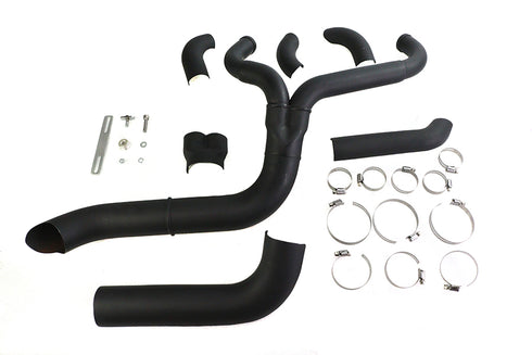 V-Twin Speedster 1-3/4 inch 2 into 1 Exhaust Header Set Black - 29-8157