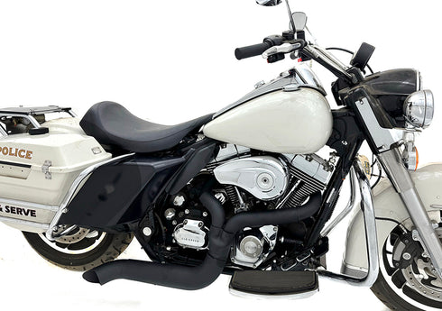 V-Twin Speedster 1-3/4 inch 2 into 1 Exhaust Header Set Black - 29-8158