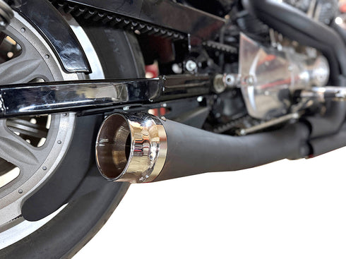 V-Twin Sportster Holeshot 2:1 Exhaust Header System Black - 29-8749