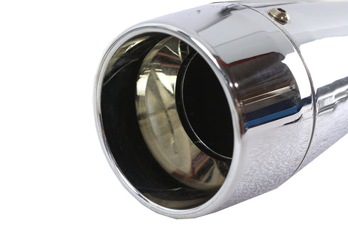 V-Twin Wyatt Gatling Holeshot Exhaust Set Chrome - 29-8751