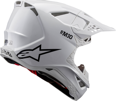 ALPINESTARS Supertech M10 Helmet - Solid - MIPS? - Gloss White - XS 8300323-2180-XS