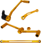 ARLEN NESS SpeedLiner Foot Control Kit w/ Heel/Toe Shifter - Gold 420-101
