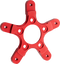 ARLEN NESS Rotor Mount - Ness Wheel - Red 33-106