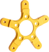 ARLEN NESS Rotor Mount - Ness Wheel - Gold 33-105