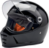 BILTWELL Lane Splitter Helmet - Gloss Black - Small 1004-101-502