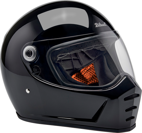 BILTWELL Lane Splitter Helmet - Gloss Black - Small 1004-101-502