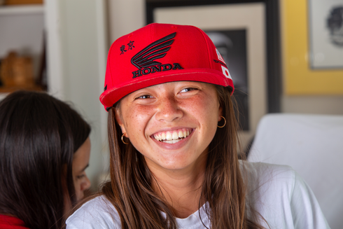 D'COR VISUALS Honda Factory Hat - Red - One Size 70-136-1