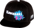 D'COR VISUALS Kawasaki Factory Hat - Black 70-147-1