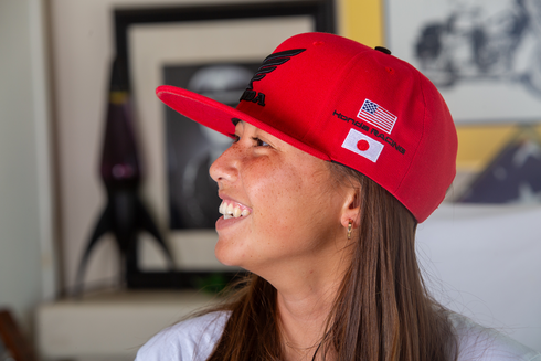 D'COR VISUALS Honda Factory Hat - Red - One Size 70-136-1