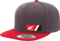 FACTORY EFFEX Honda Wedge Snapback Hat - Heather Gray/Red 27-86300