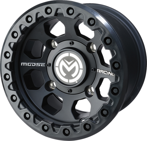 MOOSE OFFROAD Wheel - 23X - Front/Rear - Black - 15x7 - 4/156 - 5+2 23MO157156SB54