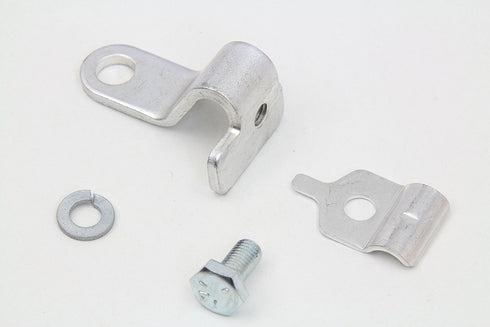 Colony Cadmium Throttle Cable Bracket and Clamp - 2909-4