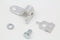 Colony Cadmium Throttle Cable Bracket and Clamp - 2909-4