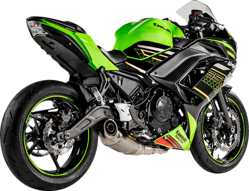 AKRAPOVICRacing Line Full System Exhaust Titanium 2019-2025 Kawasaki Ninja 650 S-K6R13-AFCRT/1