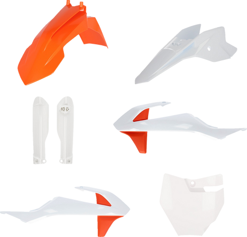 ACERBIS Full Body Kit - '19 OEM Orange/White - Gas Gas | KTM - MC/SX '16-'24 2980586345