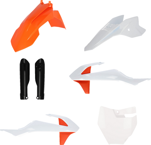 ACERBIS Full Body Kit - '21 OEM Black/White/Orange - Gas Gas | KTM - MC/SX '16-'24 2980587118