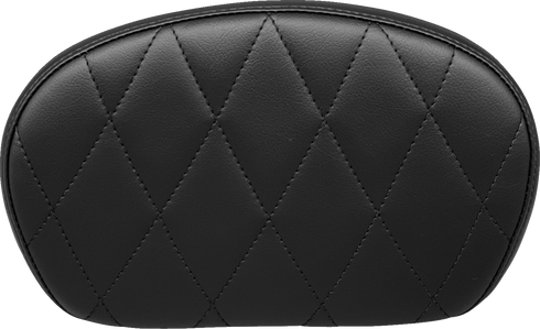 LE PERA Sissy Bar Pad - Medium - Diamond - Dull Black L-SBP02DM-DULL