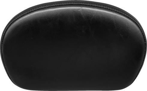 LE PERA Sissy Bar Pad - Medium - Smooth - Shiny Black L-SBP02S-SH