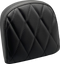 LE PERA Sissy Bar Pad - Small - Diamond - Dull Black L-SBP03DM-DULL