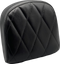 LE PERA Sissy Bar Pad - Small - Diamond - Shiny Black L-SBP03DM-SH