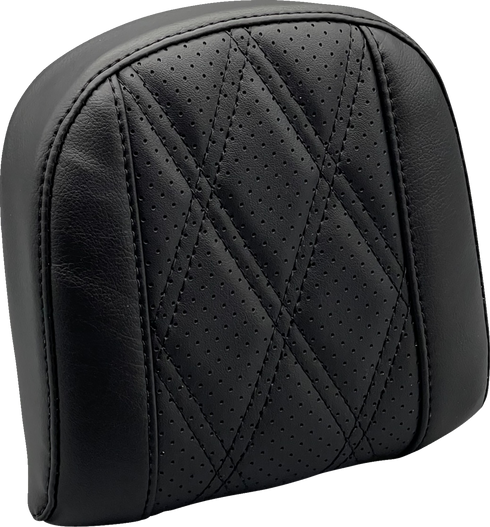 LE PERA Sissy Bar Pad - Small - GT2/HR2 - Perforated Black L-SBP03GT/HR2