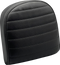 LE PERA Sissy Bar Pad - Small - Pleated - Dull Black L-SBP03PT-DULL