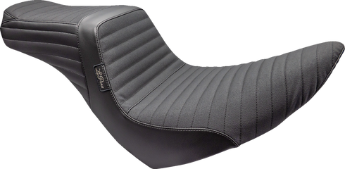 LE PERA Tailwhip Seat - Pleated w/ Grip Tape - Black - FL/FX '18-'23 LYR-580PTGP
