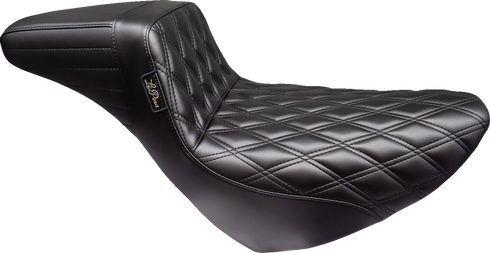 LE PERA Kickflip Daddy Long Legs Low Rider Seat - Double Diamond - Black - FL/FX '18-'24 LYR-590DLDD