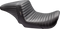 LE PERA Kickflip Up Front Seat - Pleated - Black - Dyna '06-'17 LKU-591PT