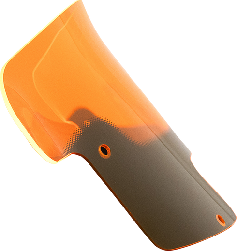 KLOCK WERKS Kolor Flare™ Windshield - 8" - Orange Ice - Indian KWW-04-0619