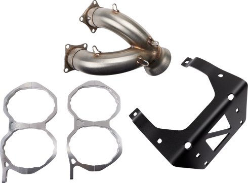 TRINITY RACING Stainless Steel Slip-On Mufflers TR-4160S-SS