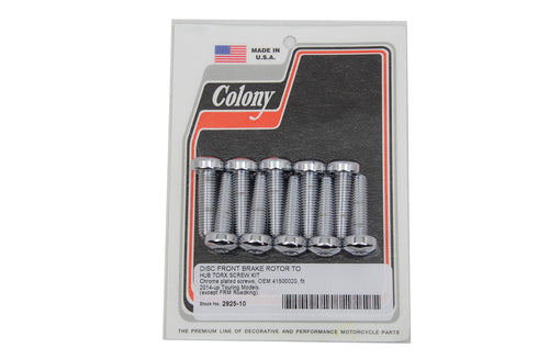 Colony Front Rotor to Hub Screw Kit - 2925-10