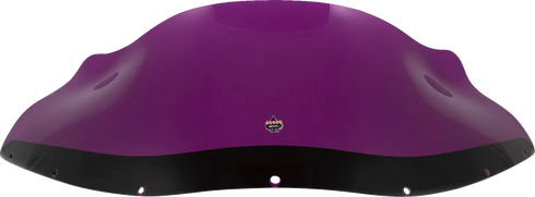 KLOCK WERKS Kolor Flare™ Windshield - 9" - Purple - FXRP KWW-02-0617