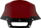 KLOCK WERKS Kolor Flare™ Sport Windshield - 8" - Red - FXLRST KWW-02-0629